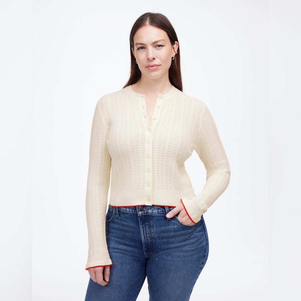 NWT Madewell The Signature Open-Knit Cardigan